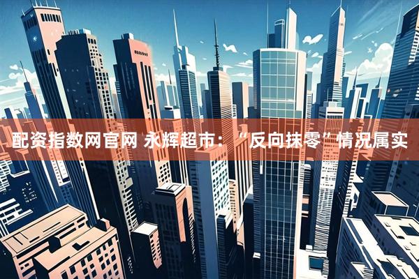 配资指数网官网 永辉超市：“反向抹零”情况属实
