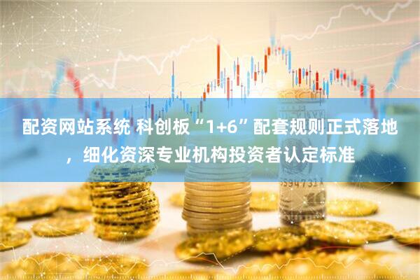 配资网站系统 科创板“1+6”配套规则正式落地，细化资深专业机构投资者认定标准