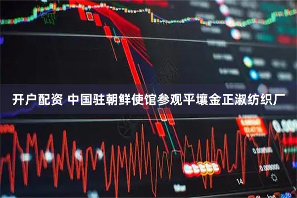 开户配资 中国驻朝鲜使馆参观平壤金正淑纺织厂